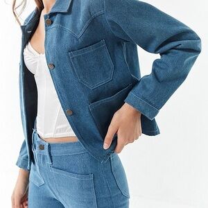 Lykke Wullf Ranch Jacket Blue Size Small